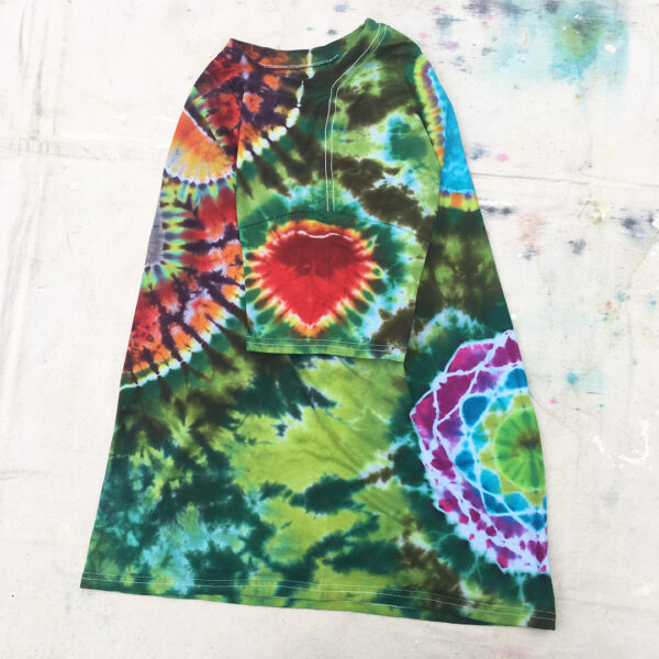 "Too Much Too Fast" Hand-made Tie Dyed T-Shirt - Image 3