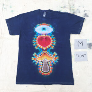 “Eye Love Mushrooms” Hand-made Tie Dyed T-Shirt